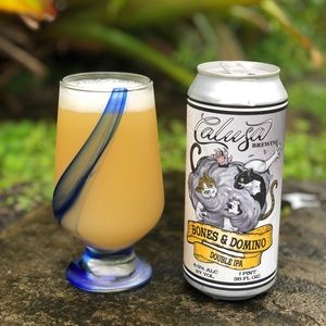 Blue Splash Beer Goblet